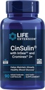 Life Extension CinSulin ® med InSea2 ® og Crominex ® 3 +, shilajit, amla frugt, kanel, Brown Seaweed, Understøtter sund Metabolisme og Satiety, Glutenfri, Non- GMO, Vegetar, 90 Kapsler