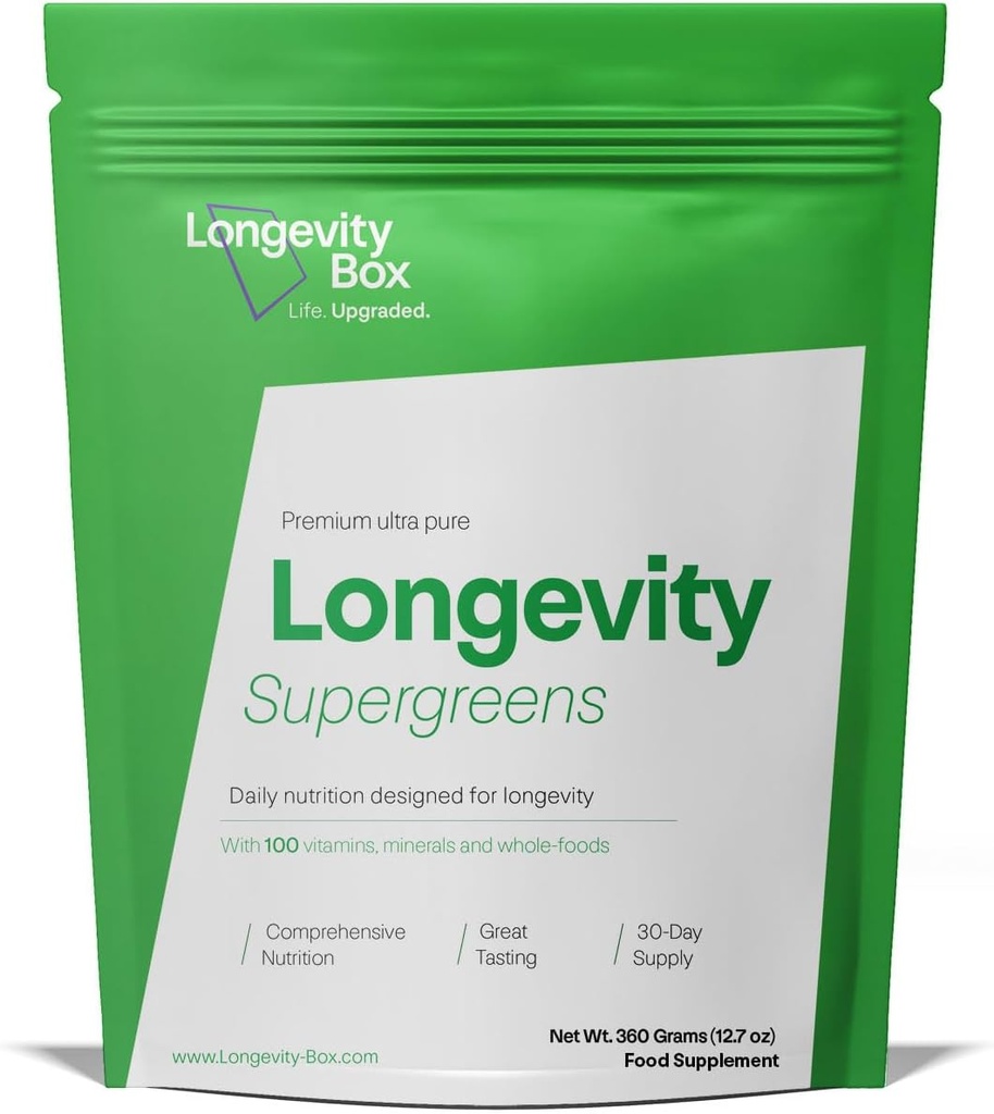Ultimate 100 Ingredient Super Green Powder 124; 300g 30 Serveringer af superfoods Powder Vitamin & Mineral Rich Formel 124; Vegan & Vegetar Friendly