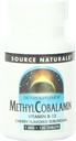 Source Naturals Methylcobalamin 1mg vitamin B- 12 Natural Cherry Flavored - 120 Lozenges (pakke med 2)