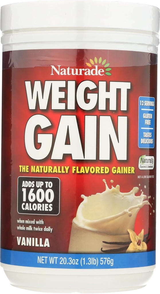 NATURADE Sukker fri vægt Gain pulver, 20.3 OZ