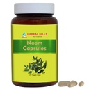 HERBAL HILLS Neem kapsler 120 Vegie kapsler Neem Leaf Azadirachta Indica 700 mg pulver og ekstrakt Blend i en kapsel