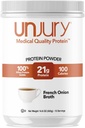 Unjury Whey Protein Powder 124; French Onion High Protein Soup Shup 124; 21g 100% Whey Isolate Protein Powder 124; Low Carb and Lactose Free