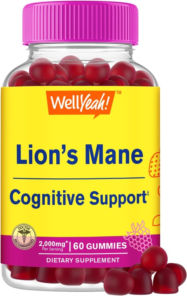 WellYe Lions Mane Gummy for voksne (2.000mg)
