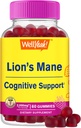 WellYeah Lions Mane Gummies for Adults (2,000mg) | Lions Mane Supplement Memory and Focuse Support | Gluten Free, Non GMO | Berry Flavor | Lion's Mane Gummies 60 Count
