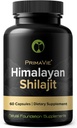 Shilajit Capsules High Strength Renset Primavie Shilajit Høstet ved 10.000 Feet fra Himalayan bjergene Rich in Fulvic Acid & Trace Minerals 3. part Testet 100% Natural Made in the USA (60)