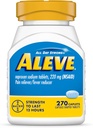 Aleve Pain Reliever & Fever Reducer Naproxen Natriumkapsler, Body Pain Relief, 270 Tæl