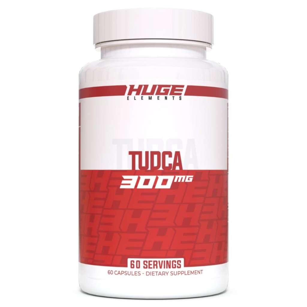 Kæmpe Kosttilskud TUDCA 300mg, Premium Quality Lever Support & Afgiftning, Pure Bile Salts, Third- Party Lab Tests Tilgængelige (60 Servere)