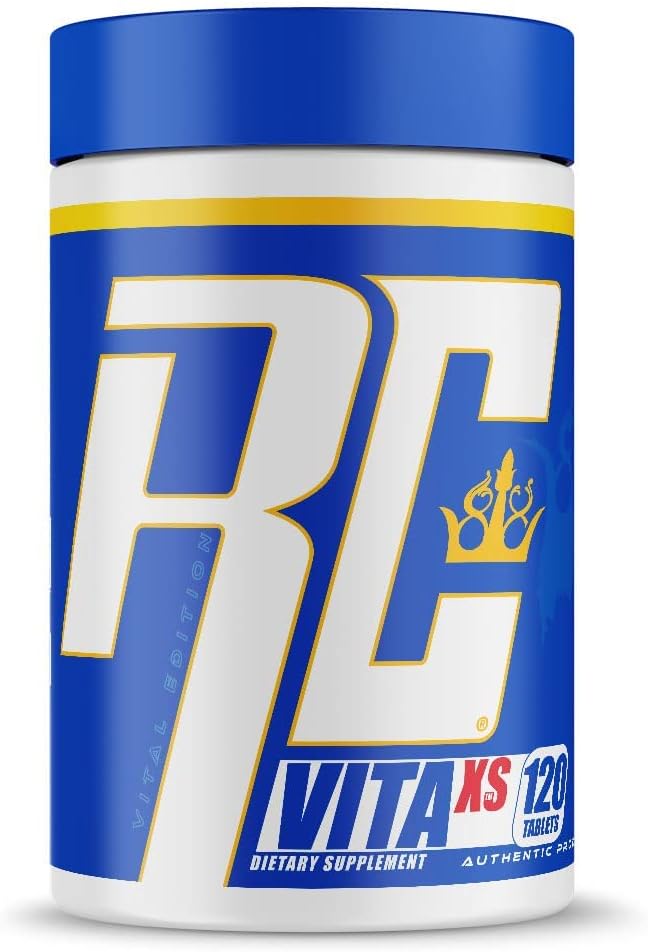 Ronnie Coleman Signature Series Vita XS Multivitamin til mænd og kvinder, Daglig ernæringsmæssig support med B vitaminer og mineraler til træning inddrivelse og samlet sundhed, 120 tabletter, 60 Servere