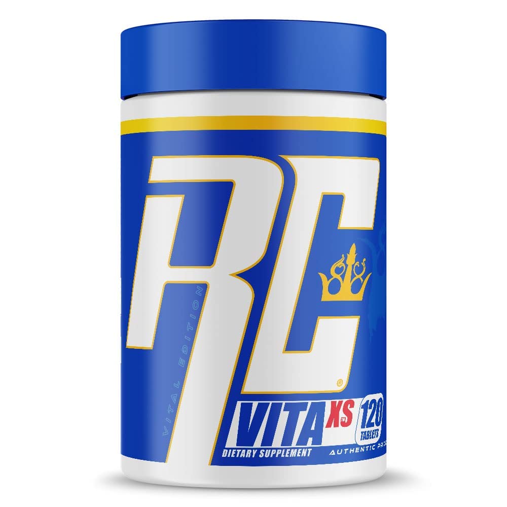 Ronnie Coleman Signature Series Vita XS Multivitamin til mænd og kvinder, Daglig ernæringsmæssig support med B vitaminer og mineraler til træning inddrivelse og samlet sundhed, 120 tabletter, 60 Servere