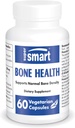 SuperSmart - Bone Health Supplement (100% Plant baseret & Patenteret) - Stærk Bones & Bone Density Supplements 124; Non- GMO & Gluten Free - 60 Vegetariske Kapsler