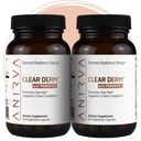 2 - Pack Acne piller med zink til voksne, Acne piller til Hormonal Acne, Zink piller til Acne behandling, Probiotika til Acne, Zink kosttilskud til voksne Acne - Anirva Clear Derm med Probiotika