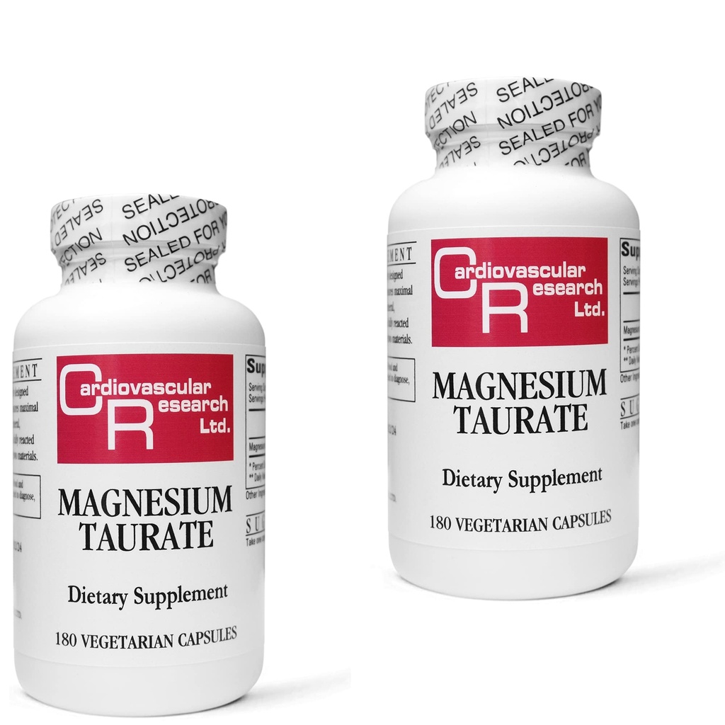Kardiovaskulær forskning EFM- MGT180X2 180 Kapsler, Magnesium Taurat (pakning med 2)