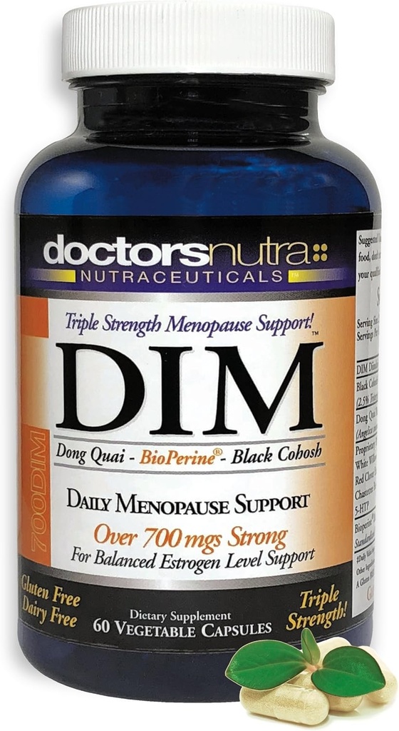 Natural Step Menopause - Phytoestrogens Isoflavoner Black Cohosh med andre urter og botanicals - 60 Kapsler