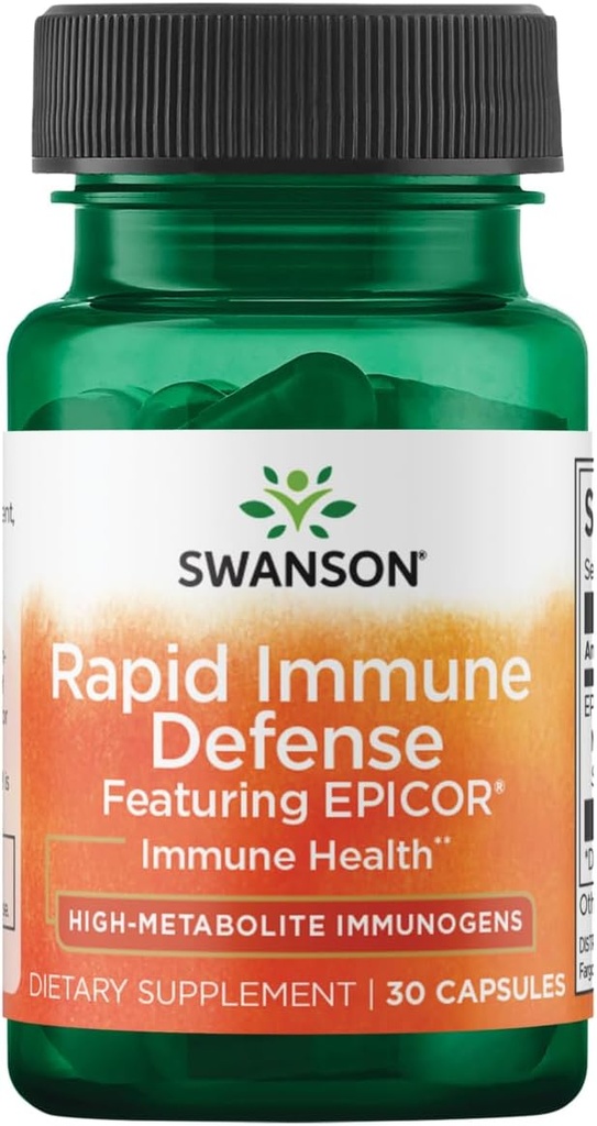 Swanson Epicor High-Metabolite Immunogens 500 Milligrams 30 Capsules