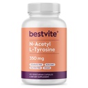 BESTVITE N- Acetyl L- Tyrosin 350mg (NALT) (120 kapsler) - Ingen stearater - Non GMO - Gluten Free