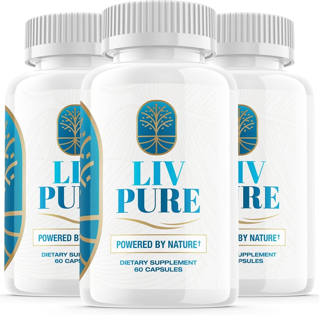 (3 Pack) Liv Ren drevet af naturen Avanceret formel Lever Live Ren Perination Funktion Supplement (180 kapsler)