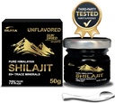 Autentisk shilajit Pure Himalayan Organic Shilajit Resin Supplement- Gold + Grad med 85 + Trace Minerals med 75% Fulvic Acid, Samlet energi & immunforsvar, Pure Shilajit til mænd og kvinder, 50g