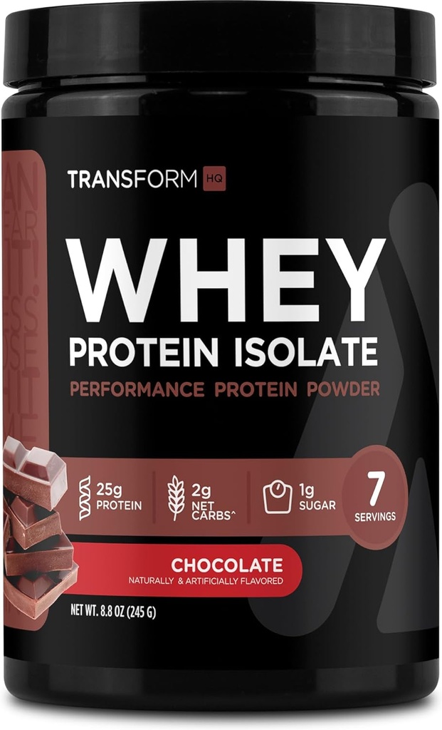 TransformHQ Whey Protein Isolate (WPI) Chokolade Opretter 7 Servering - Performance Protein Powder