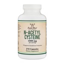 NAC supplement N- acetyl cystein (1000 mg per servering 500 mg per kapsel, 210 kapsler) (tredje part testet) med odor maskering teknologi til at boost Glutathione niveauer med Double Wood
