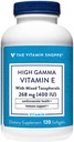 High Gamma E-vitamin - understøtter immunforsvar og kardiovaskulær sundhed - 400 IE (120 Softgels)
