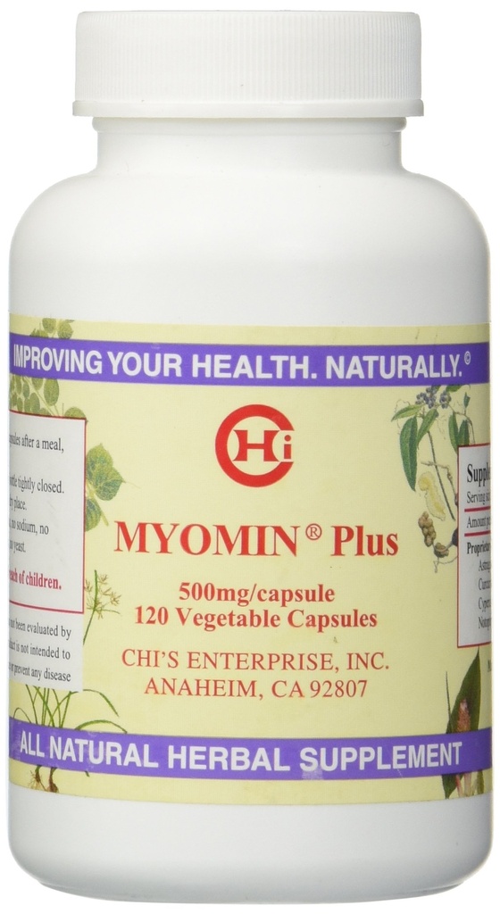 Chi 's Enterprise Myomin Plus kapsler, 500 mg, 120 kapsler