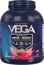 Vega Sport Vegan Protein Powder + Inddrivelse - 30g Plant Based Protein per servering, Berry, 45 Servering, 5g BCAA, Probiotika, NSF Certified, For Shakes & Smoothies, 4.2lbs (Packaging May Vary)