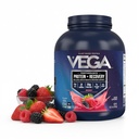 Vega Sport Vegan Protein Powder + Inddrivelse - 30g Plant Based Protein per servering, Berry, 45 Servering, 5g BCAA, Probiotika, NSF Certified, For Shakes & Smoothies, 4.2lbs (Packaging May Vary)