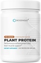 Vegansk Protein Powder Chocolate, 22g Plant Based Protein, Organic Pea & Brown Rice Protein for Muscle Support and Recovery, Lavet i USA - Vegan, Non- GMO, Gluten Free