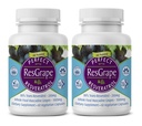 Perfect Supplements - Perfect ResGrape Resveratrol - 60 kapsler - Trans- Resveratrol & Organic Muscadine Grapes - 2 Pack