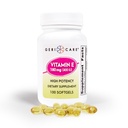 GeriCare High- potens E-vitamin kapsler - 400 IE for hud og immunforsvar, 180 mg 1 125; 100 greve 1 125; Økologisk E-vitamin til kvinder og mænd