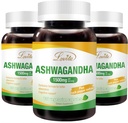 Lovita KSM- 66 Ashwagandha against 124; Højt koncentreret; 5% fravænnede; 124; 95% sorte peberfrugter Piperine against 124; Stress Relief & Energy Support; 124; Vegan, Gluten Free against 124; 130 Kapsler (pakning med 3)