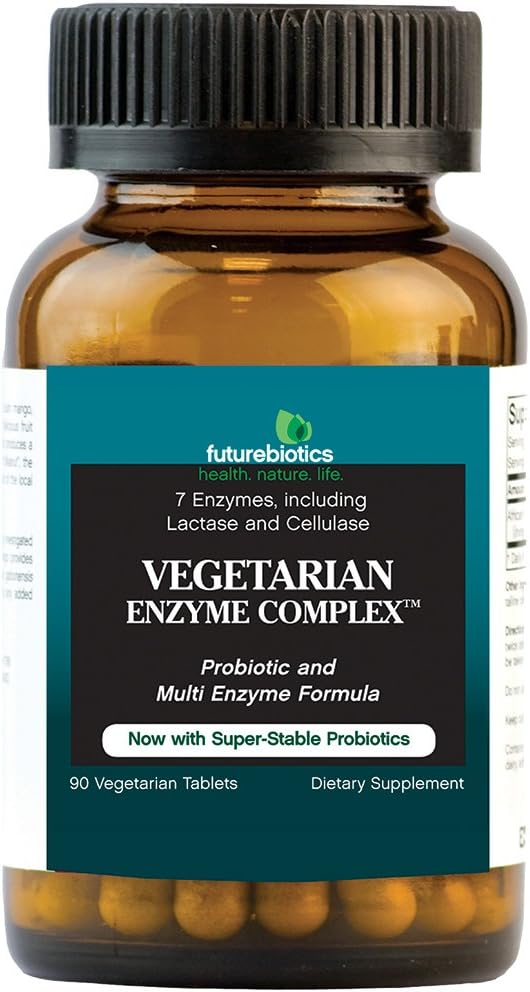 Fremurebiotika Vegetarisk Enzyme Complex, 90 tabletter