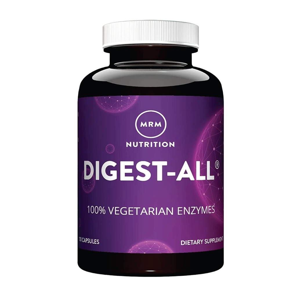 MRM Nutrition Digestot- ® - 124; fordøjelsesenzymer - 124; Forbedret fordøjelse og Absorption - 124; Lactase + Amylase + Lipase - 124; Kan hjælpe med Bloating og Gas - 124; 100% vegetar - 124; Gluten- Free