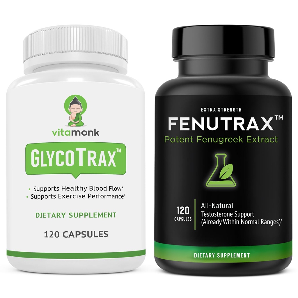 VitaMonk Fenugreek Seed Extract & GPLC - Understøtter cirkulering og sunde testosteron niveauer