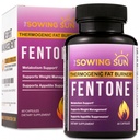 Fentone Thermogen Fat Burner Energy Booster, Appetite Suppressant, Klinisk Studerede vægttab, Fat Burning, Phenylethylamin HCl, L- Carnitin, Ketoner - 60 Diet Pills (1)