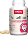 Jarrow Formulas Pantethine 450 mg - Derivat af vitamin B5- 60 Servering (Softels) - Support Heart Health, Kulhydrat & Lipid Metabolisme - Coenzym A (CoA) Precursor - Pantothensyre supplement