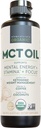 Viva Naturals Organic MCT Olie, 16 fl oz - MCT Olie til kaffe, USDA Organic, Non- GMO, Paleo Certified & Keto Friendly, Understøtter Energi & Mental Clarity