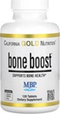 California Gold Nutrition Bone Boost supplement, Støtte til ben sundhed, Nutrient Blend med calcium og D-vitamin, Vegetarisk Friendly, Gluten Free, Non- GMO, 120 tabletter