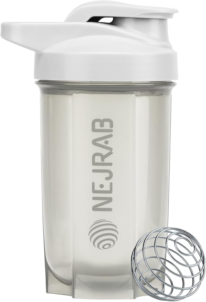 Protein Shaker Flaske - Perfekt til kaffe, Protein Powder - 16 Oz - til Gym med mixer bold - Shaker Cups til Protein Shakes.