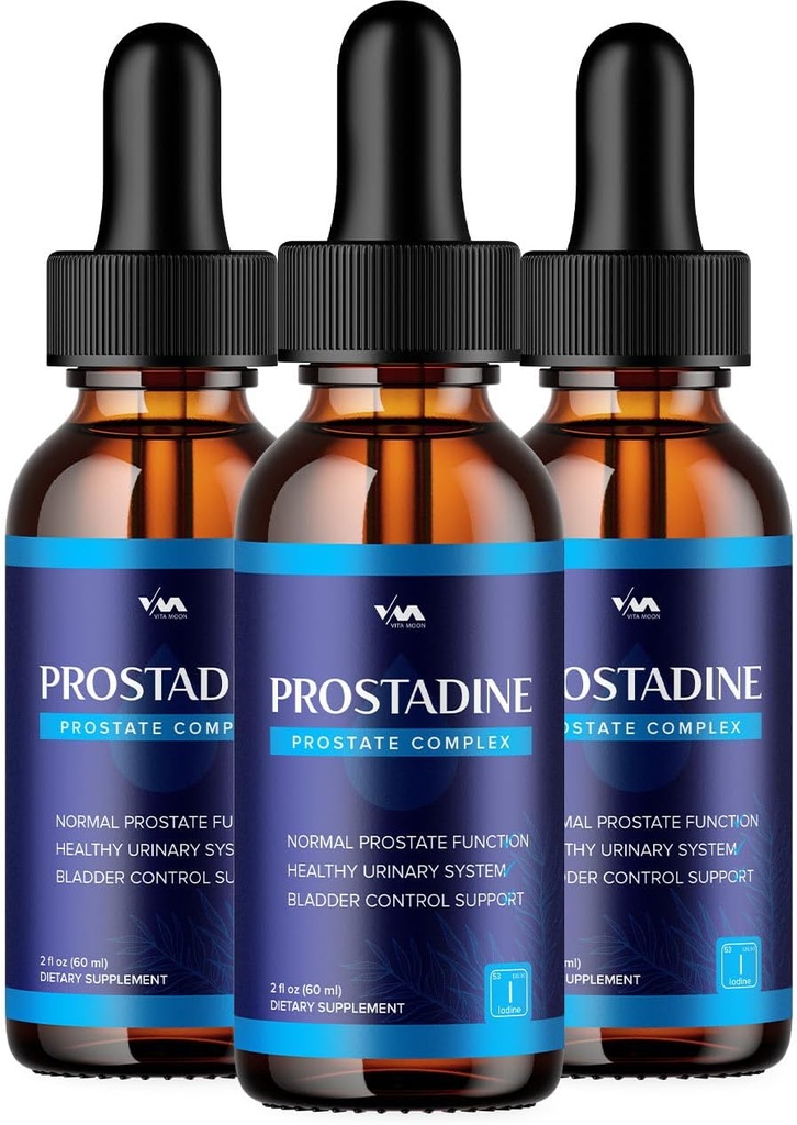 Prostadine Drops til Prostata Sundhed - Prostadine Bstige & Vandladning Support, Maksimal Styrke, 2024 Forbedret Formel, 3 - Måned Supply