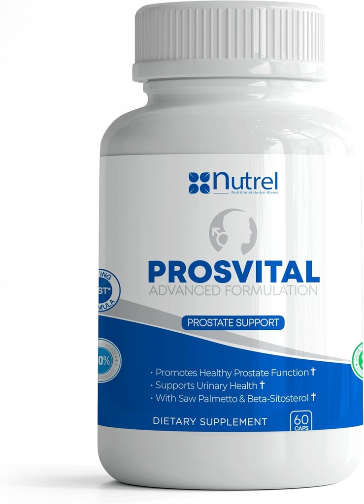Generisk Nutrel Prosatal, Prostata Supplement for mænd, 60 kapsler, Saw Palmetto og Beta sitosterol, Promote Prostata Wellness