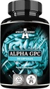 APOLLO 'S HEGEMONY Alpha- GPC 600 mg per daglig dosis - 90 Vegan Cholin kapsler - 99% Cholin Alfoscorate Kosttilskud - Lipid Cholin - Hukommelse og koncentration kapsler