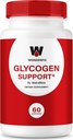 Wonderfix Glycogen Support Capsules - Official Wonderfix Glycogen til at opretholde stabile sunde niveauer, Glycogen Support Advanced Blood Dietary Supplement, Wonder Fix Formel Anmeldelser (60 Kapsler)
