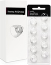 Double Vent 10mm-Hearing Aid Domes for Oticon Minifit, Oticon Hearing Aid Supplies, Replacements Parts Accessories Universal Oticon Domes for Hearing Aids Cleaning Kits (10 Pcs)