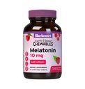 BlueBonnet Nutrition EarthSweet Melatonin 10 mg Fast- Actioning Quick Opløs Nighttime Afslapning & Restable Sleep Support - Sleep Aid - Gluten- Free, Vegan - Raspberry Flavor - 60 tyggetabletter