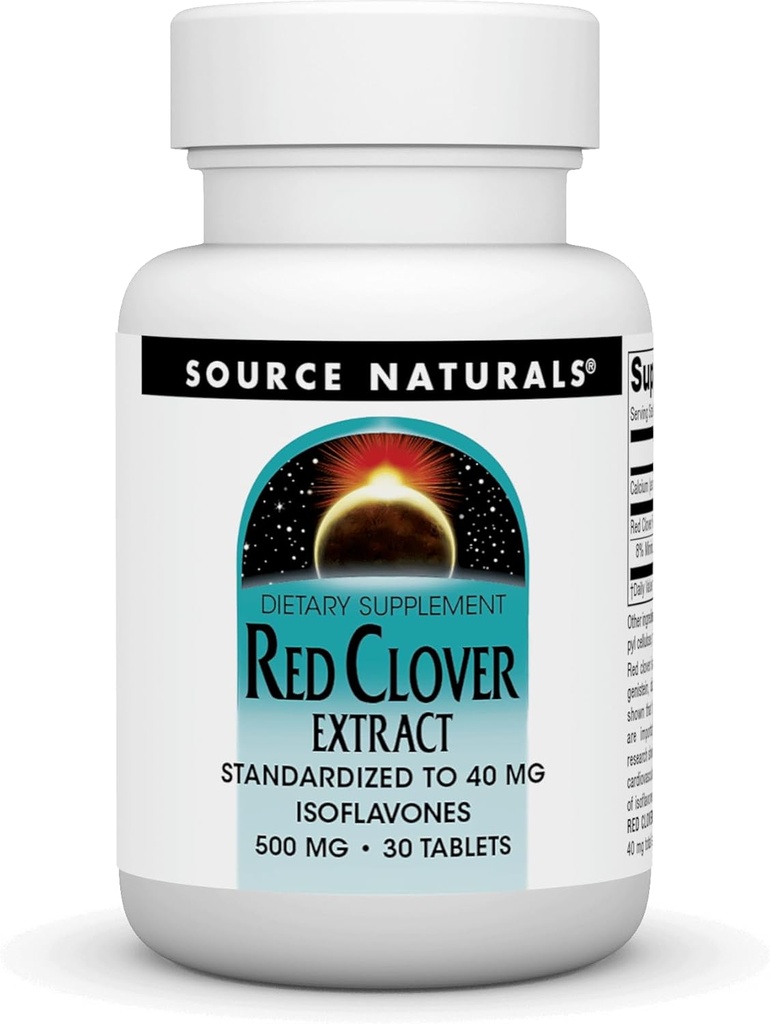 Kilde Naturals Red Clover Extract, 500 Mg Tablet, 30 Greve