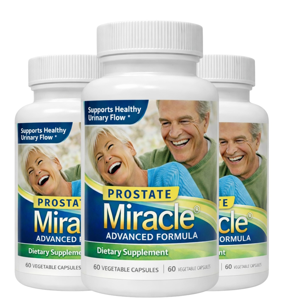3 pakke Prostata Miracle Advanced Formel