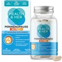 Sundhed & Hendes Perimenopause Mind + Kognitiv Funktion Support, for Early Stage of Menopause, Mental Energy, Kosttilskud til kvinder med vitaminer, Gluten- fri, Non- GMO, Vegan (30 ct - 1 måned)