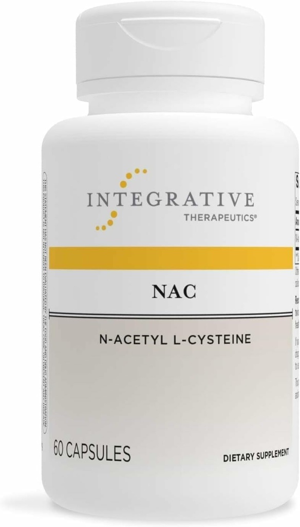 Integrative Therapeutics NAC - Antioxidant Support Support for Respiratory & Lung Function * - Gluten- Free & Dairy- Free - 60 Kapsler (60 Servere)