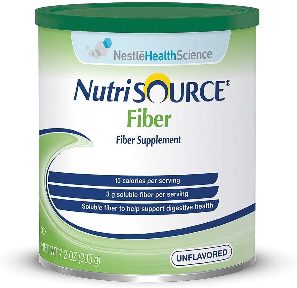 Oral tillæg Nutriscourse Fiber Unflavored 7.2 Oz. Kan pulver sælges af hver